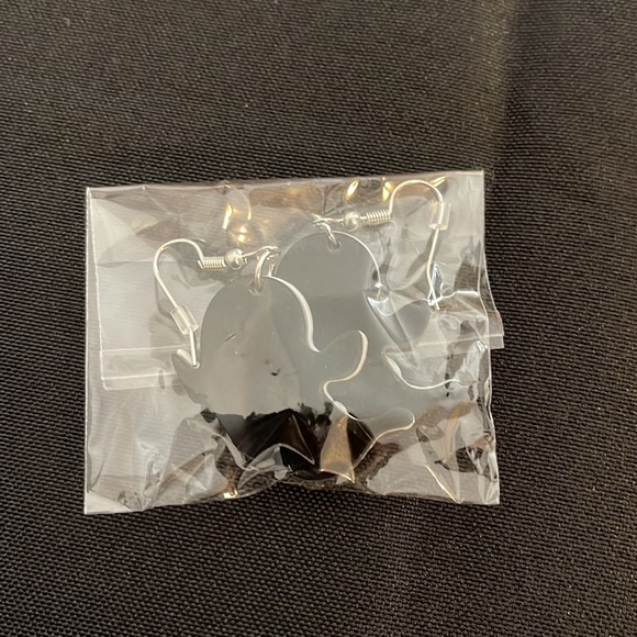 Earrings, Ghost Earrings, NIP, Pierced Ears - Picture 4 of 4